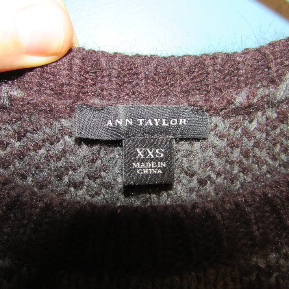 *5 for $25 Bundle Option* Ann Taylor Rabbit hair/wool/Alpaca sweater - Picture 4 of 6